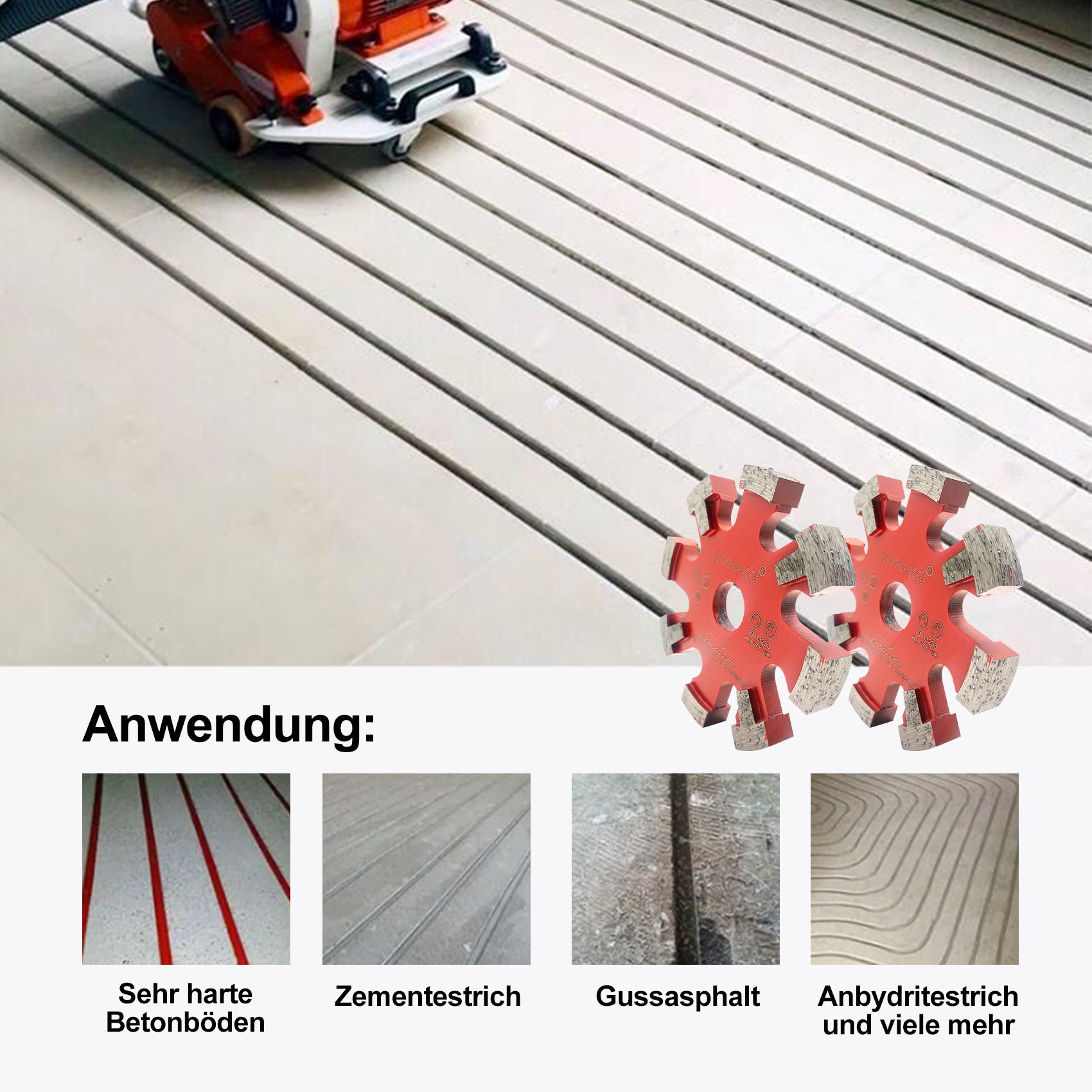 120*15*10*22.23mm Diamant Räumscheibe GVHAKG vloerverwarmingsschijf Diamant-Fräser for beton concrete floor